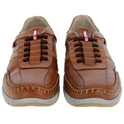Pikolinos Fuencarral M4U-6046C1 Trainers – Brandy Leather – Mens Shoes - Crep Direct UK
