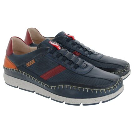 Pikolinos Fuencarral M4U-6046C1 Trainers – Blue Leather – Mens Shoes - Crep Direct UK Pikolinos Fuencarral M4U-6046C1 Trainers – Blue Leather – Mens Shoes - Crep Direct UK