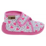 Constant Bossi Ti’ Bossi Galia PB – Pink Textile – Girls Slippers - Crep Direct UK