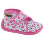 Constant Bossi Ti’ Bossi Galia PB – Pink Textile – Girls Slippers - Crep Direct UK