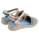 Toni Pons Garbet Flat Espadrille Sandals – Multi Cotton – Womens Sandals, Sliders & Toe Posts - Crep Direct UK