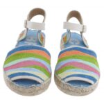 Toni Pons Garbet Flat Espadrille Sandals – Multi Cotton – Womens Sandals, Sliders & Toe Posts - Crep Direct UK