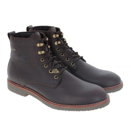 Panama Jack Glasgow GTX Boots - Marron Leather - Mens Boots