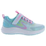 Skechers Go Run Accelerate 303920L Trainer – Light Blue / Multi – Girls Shoes - Crep Direct UK