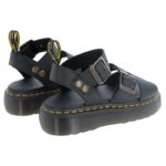Dr. Martens Gryphon Quad Sandals – Black Leather – Womens Sandals, Sliders & Toe Posts - Crep Direct UK