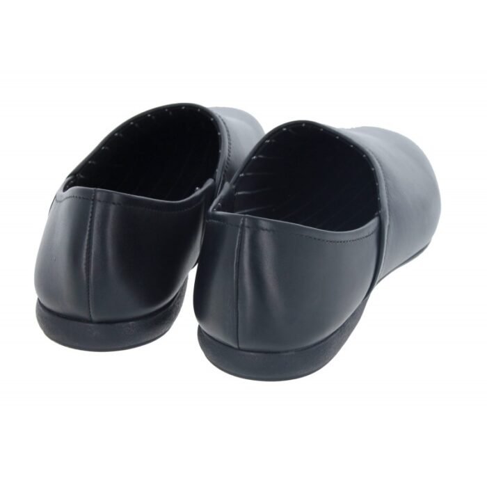 Clarks Harston Elite Slippers – Black Leather – Mens Slippers - Crep Direct UK