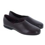 Clarks Harston Elite Slippers – Burgundy Leather – Mens Slippers - Crep Direct UK