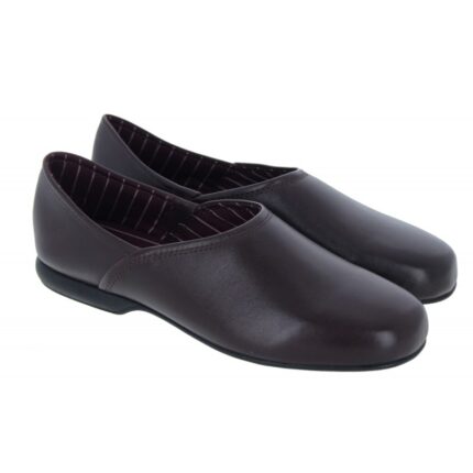 Clarks Harston Elite Slippers – Burgundy Leather – Mens Slippers - Crep Direct UK
