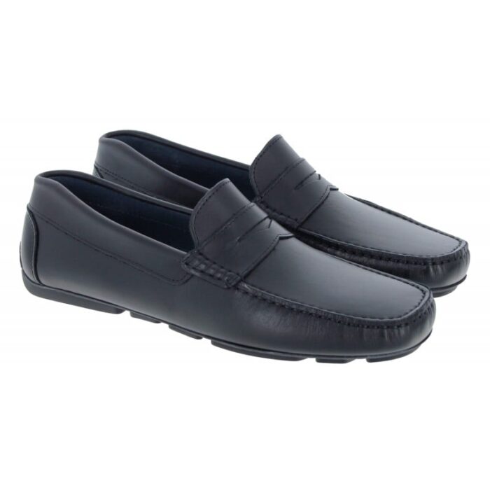 The Golden Boot Golden Boot Hector 7786 Loafers – Black Leather – Mens Shoes - Crep Direct UK