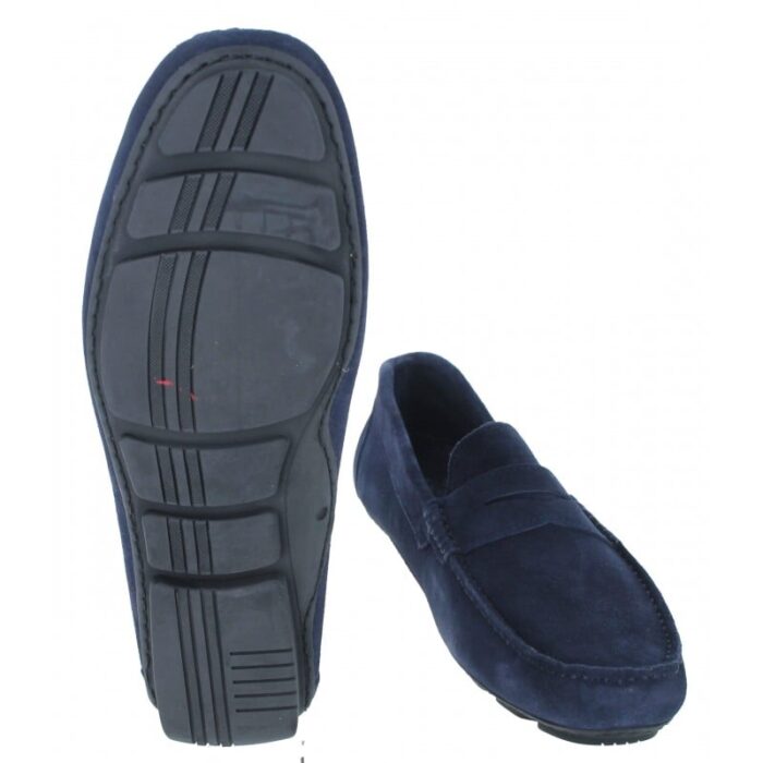 The Golden Boot Golden Boot Hector 7786 Loafers – Ink Suede – Mens Shoes - Crep Direct UK