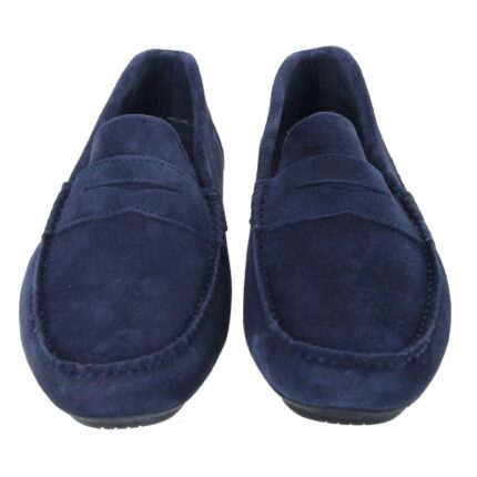 The Golden Boot Golden Boot Hector 7786 Loafers – Ink Suede – Mens Shoes - Crep Direct UK