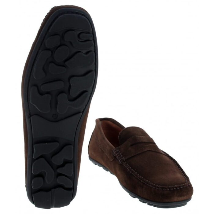 The Golden Boot Golden Boot Hector 7786 Loafers – Marron Suede – Mens Shoes - Crep Direct UK