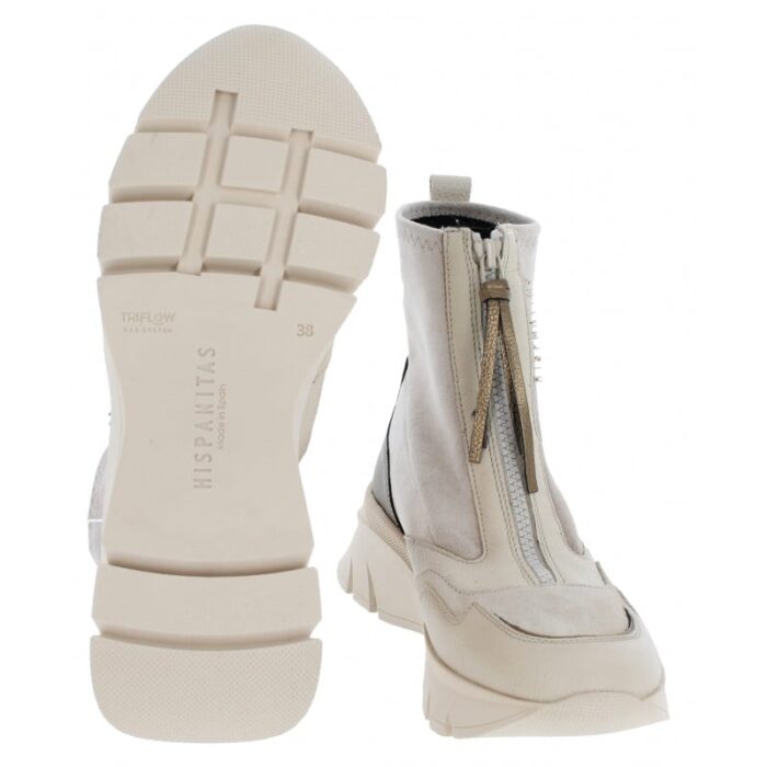 Hispanitas Helsinki HI243628 Ankle Boots – Milk Leather – Womens Boots - Crep Direct UK