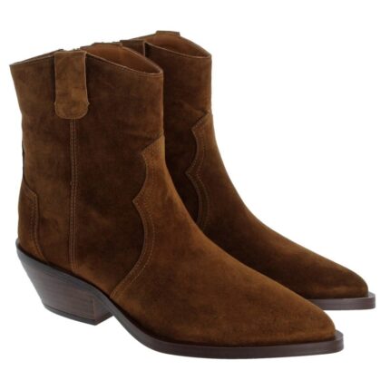 Alpe Holly 525411 Cowboy Ankle Boots – Tan Cuero Suede – Womens Boots - Crep Direct UK Alpe Holly 525411 Cowboy Ankle Boots – Tan Cuero Suede – Womens Boots - Crep Direct UK