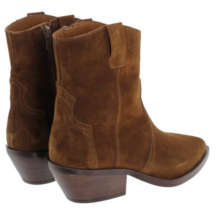 Alpe Holly 525411 Cowboy Ankle Boots – Tan Cuero Suede – Womens Boots - Crep Direct UK