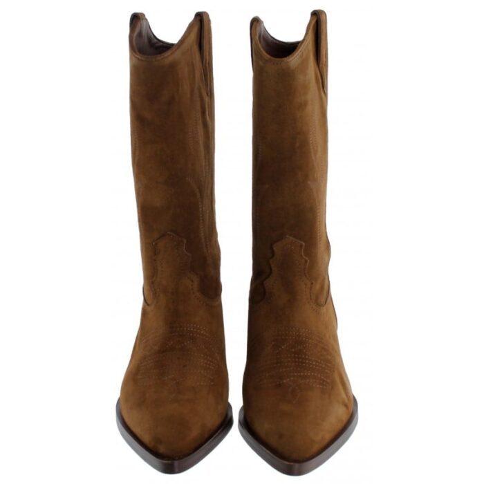 Alpe Holly 525511 Cowboy Boots – Tan Cuero Suede – Womens Boots - Crep Direct UK