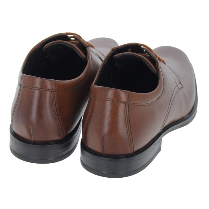 Clarks Howard Walk Shoes – Dark Tan Leather – Mens Shoes - Crep Direct UK