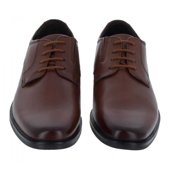 Clarks Howard Walk Shoes – Dark Tan Leather – Mens Shoes - Crep Direct UK