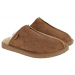 Shepherd of Sweden Sheperd of Sweden Hugo Mule Slippers – Antique/Cognac – Mens Slippers - Crep Direct UK