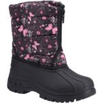 Cotswold Iceberg Butterfly Snow Boots – Black – Girls Boots - Crep Direct UK Cotswold Iceberg Butterfly Snow Boots – Black – Girls Boots - Crep Direct UK