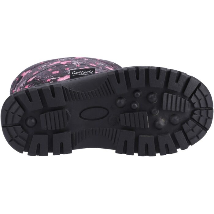 Cotswold Iceberg Butterfly Snow Boots – Black – Girls Boots - Crep Direct UK