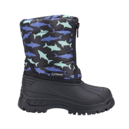 Cotswold Iceberg Shark Snow Boots – Black – Boys Boots - Crep Direct UK Cotswold Iceberg Shark Snow Boots – Black – Boys Boots - Crep Direct UK