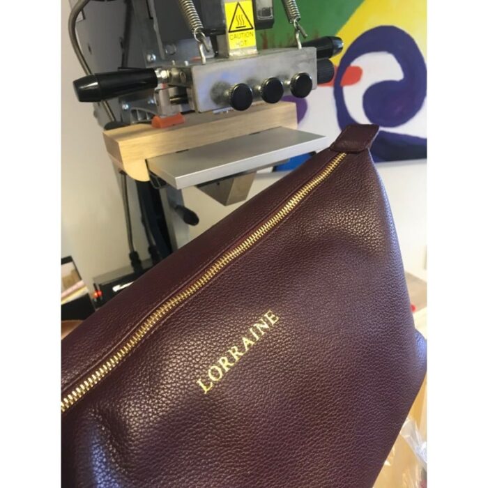 The Golden Boot Golden Boot 03 Slouch Washbag – Burgundy – Personalised Gifts for Her - Crep Direct UK