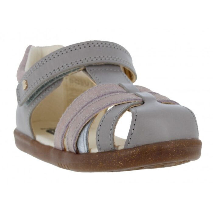 Bobux I Walk Cross Jump 6367 Sandals – Taupe Leather – Girls Sandals - Crep Direct UK