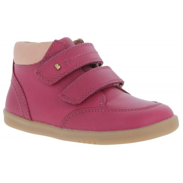Bobux Iw Timber 6326 Red (Cranberry 26) Leather – Boys Boots - Crep Direct UK