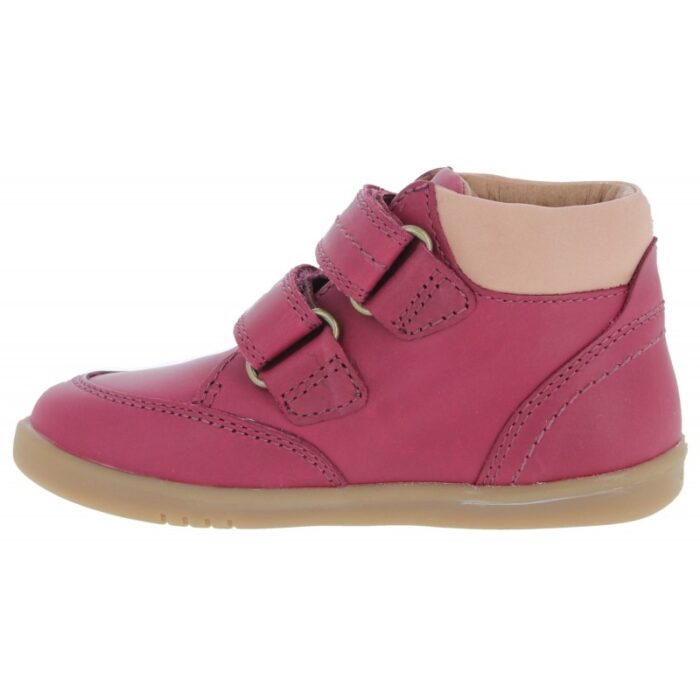 Bobux Iw Timber 6326 Red (Cranberry 26) Leather – Boys Boots - Crep Direct UK