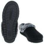 Skechers Keepsakes Ice Angel Mule Slippers – Black/Grey – Womens Slippers - Crep Direct UK
