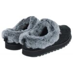 Skechers Keepsakes Ice Angel Mule Slippers – Black/Grey – Womens Slippers - Crep Direct UK