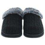 Skechers Keepsakes Ice Angel Mule Slippers – Black/Grey – Womens Slippers - Crep Direct UK