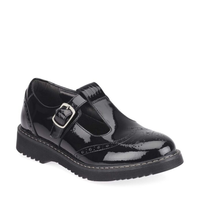Start-Rite Angry Angels Imagine School Shoes – Black Patent – Girls School Shoes - Crep Direct UK