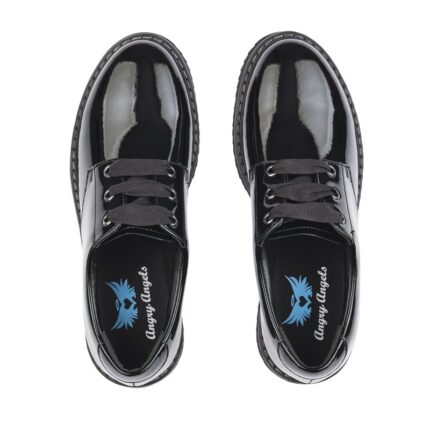 Start-Rite Angry Angels Impact School Shoes – Black Patent – Girls School Shoes - Crep Direct UK