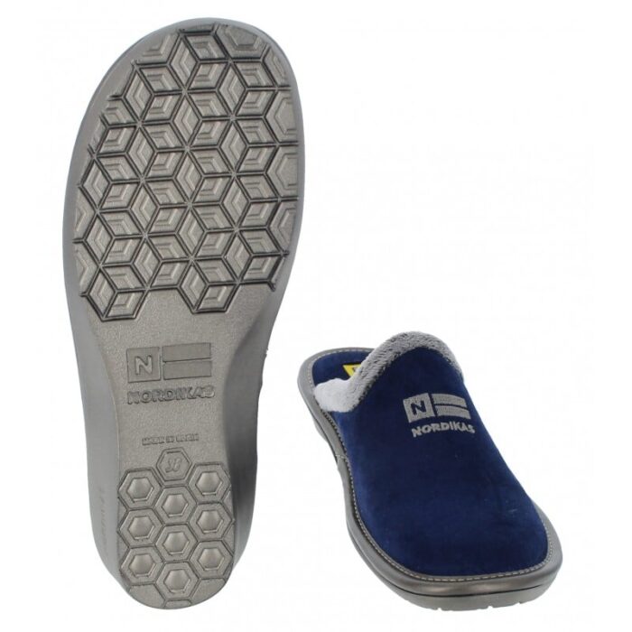 Nordikas Natala III 238-0/8 Mule Slippers – Indico Suede – Womens Slippers - Crep Direct UK