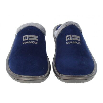 Nordikas Natala III 238-0/8 Mule Slippers – Indico Suede – Womens Slippers - Crep Direct UK