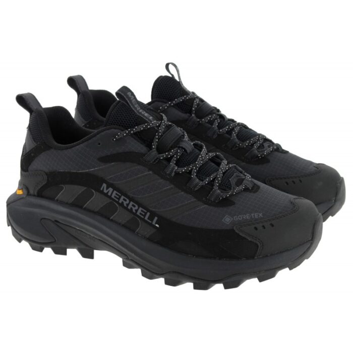 Merrell Moab Speed 2 J037513 Gore-Tex Shoes – Black – Mens Shoes - Crep Direct UK