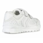 Geox Pavel J0415C Trainers – White Leather – Girls School Shoes - Crep Direct UK