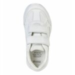 Geox Pavel J0415C Trainers – White Leather – Girls School Shoes - Crep Direct UK