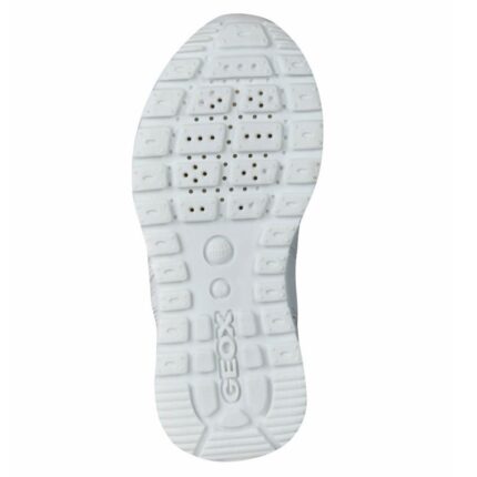 Geox Pavel J0415C Trainers – White Leather – Girls School Shoes - Crep Direct UK