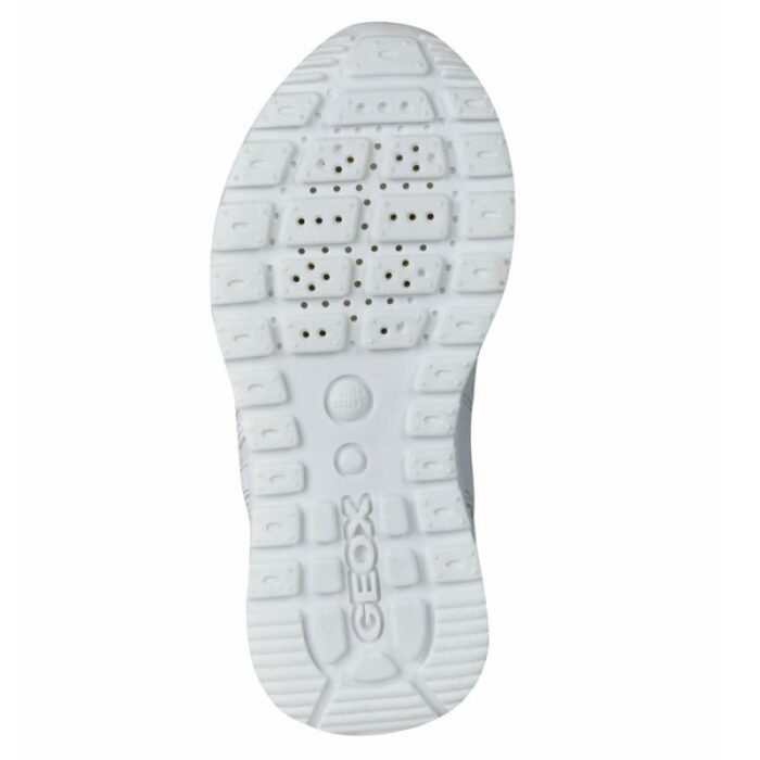 Geox Pavel J0415C Trainers – White Leather – Girls School Shoes - Crep Direct UK