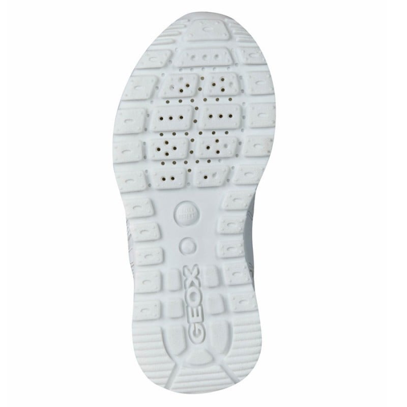 Geox Pavel J0415C Trainers – White Leather – Boys Shoes - Crep Direct UK