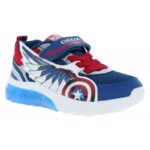 Geox J Ciberdron J45LBB ‘Captain America’ Trainers – Blue / Red – Boys Shoes - Crep Direct UK Geox J Ciberdron J45LBB ‘Captain America’ Trainers – Blue / Red – Boys Shoes - Crep Direct UK