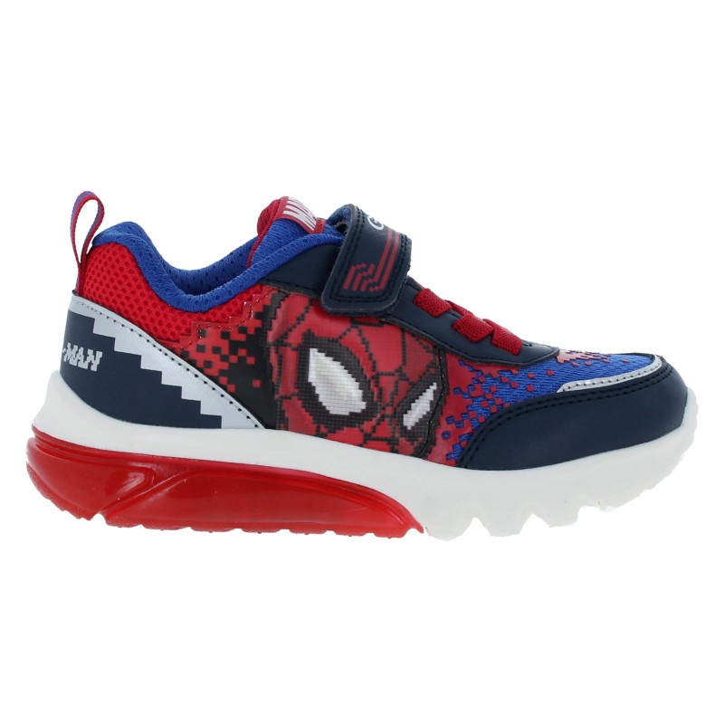 Geox J Ciberdron J45LBF ‘Spiderman’ Trainers – Navy / Red – Boys Shoes - Crep Direct UK Geox J Ciberdron J45LBF ‘Spiderman’ Trainers – Navy / Red – Boys Shoes - Crep Direct UK