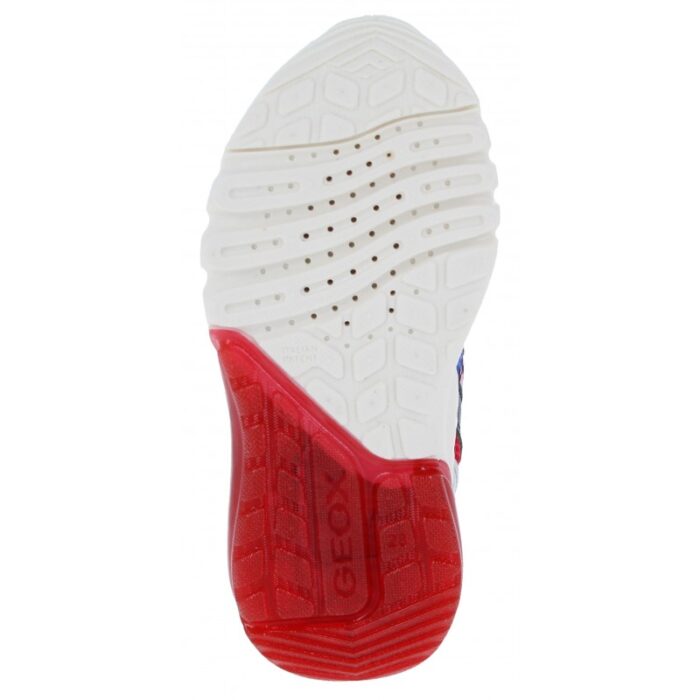 Geox J Ciberdron J45LBF ‘Spiderman’ Trainers – Navy / Red – Boys Shoes - Crep Direct UK