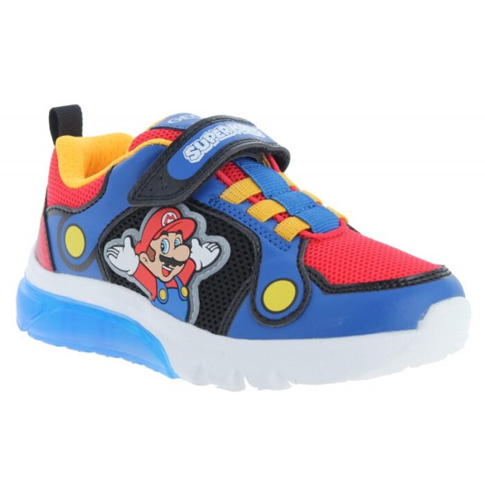 Geox J Ciberdron J55LBF Mario Trainers – Royal – Boys Shoes - Crep Direct UK