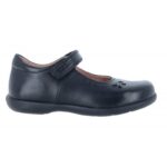 Geox Naimara G.A J16FHA School Shoes – Black Leather – Girls School Shoes - Crep Direct UK