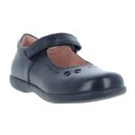 Geox Naimara G.A J16FHA School Shoes – Black Leather – Girls School Shoes - Crep Direct UK