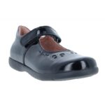 Geox Naimara G.A J16FHA School Shoes – Black Patent – Girls School Shoes - Crep Direct UK